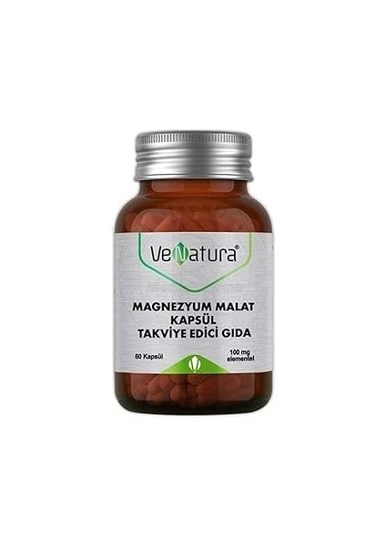 Venatura Magnezyum Malat 100 Mg 60 Kapsül 80298