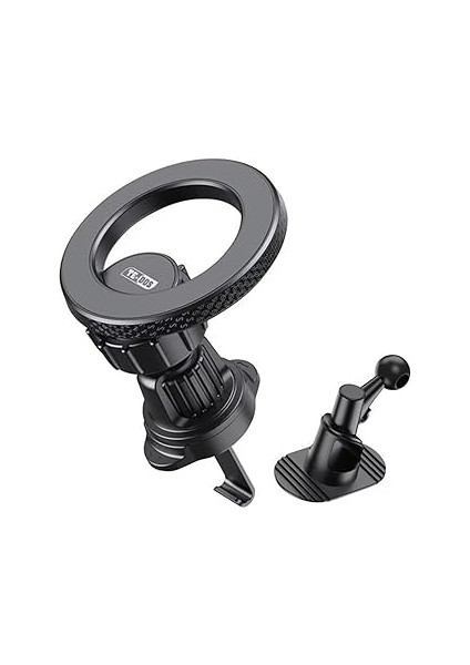 ile Uyumlu Manyetik Telefon Tutucu Araç Içi 360° Döner Başlıklı Torpido ve Hava M