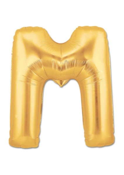 M Harfi Gold Folyo Balon