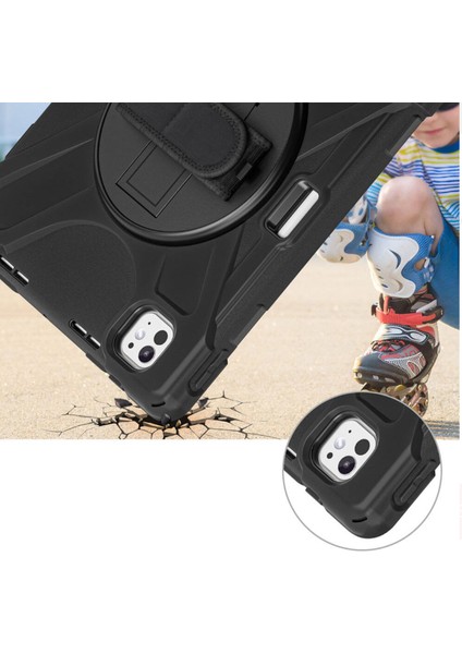 iPad Pro 11 2025 M5 Çip Uyumlu Defender Askılı 360° Dönebilir Standlı Zırh Tablet Kılıfı indirimleri