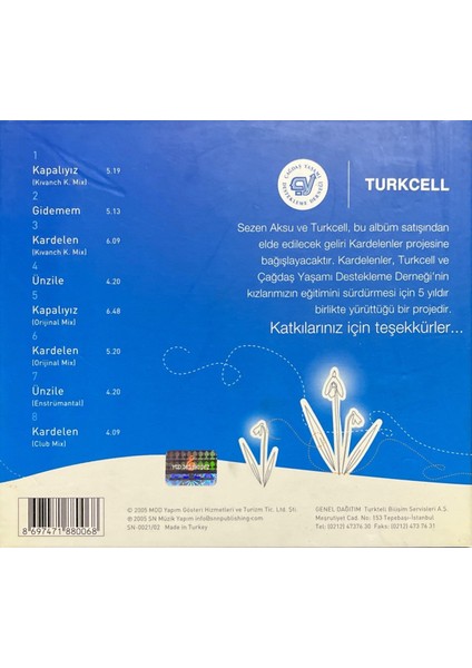 CD Sezen Aksu Kardelen CD fiyatları