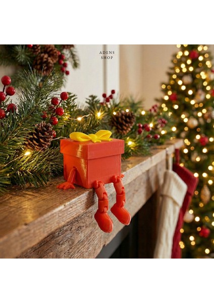 Hediye Kutusu Yılbaşı Süsü