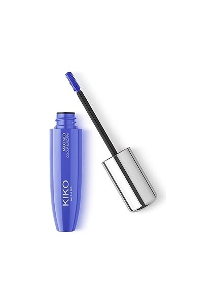 Kiko Milano Maxi Mod Colour Maskara 01, Fırçalı ve Maksi Hacim Efektli Renkli Maskara