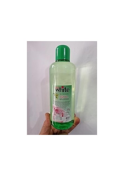 Rose White Zeytin Yağlı Gül Kolonyası 400ML