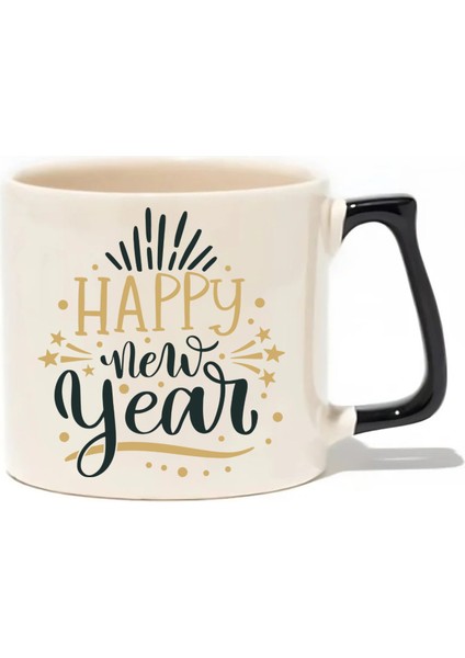 Yılbaşı/yeni Yıl/christmas Temalı Lüks Kupa - Hediye Seramik Kupa