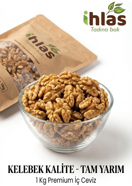 İç Ceviz Kelebek 500gr Premium Taze Doğal Tam Yarım Omega-3 Kaynağı İhlas indirimleri