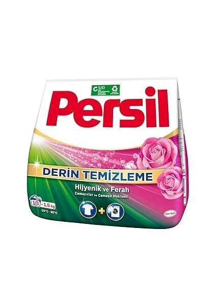 Toz Çamaşır Deterjanı 1,5 kg 10 Yıkama Gülün Büyüsü, Gülün Büyüsü 1.5kg