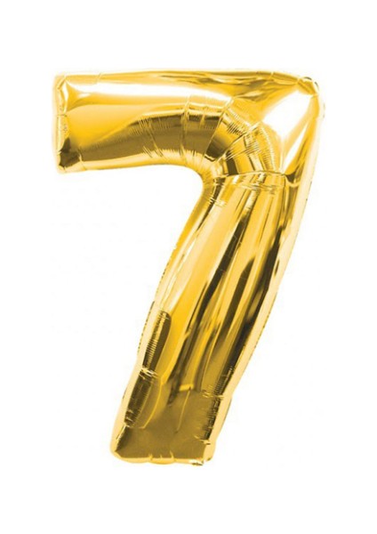 7 Numara Gold Folyo Balon