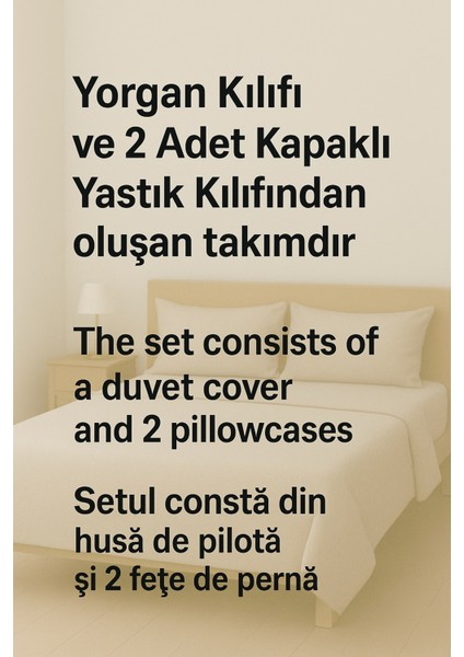 Çift Kişilik Desenli Nevresim + 2 Adet Kapaklı Yastık Kılıfı modelleri