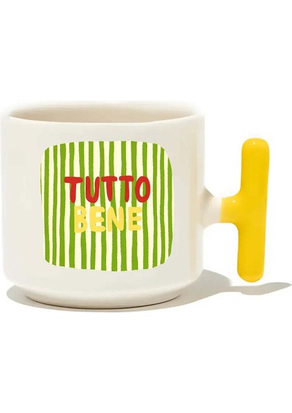 Tutto Bene Latte Fincanı- Hediye Seramik Kupa