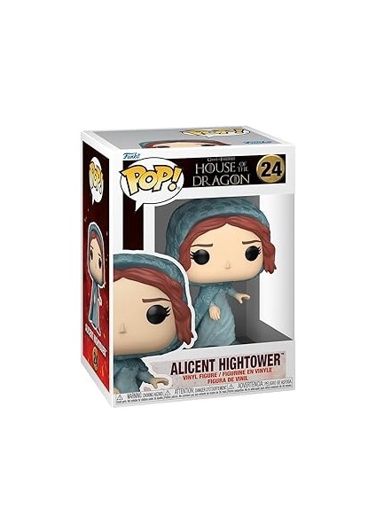Pop Television: House Of The Dragon – Alicent Hightower (Teal Cloak), Oyuncak Figür