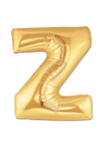 Z Harfi Gold Folyo Balon