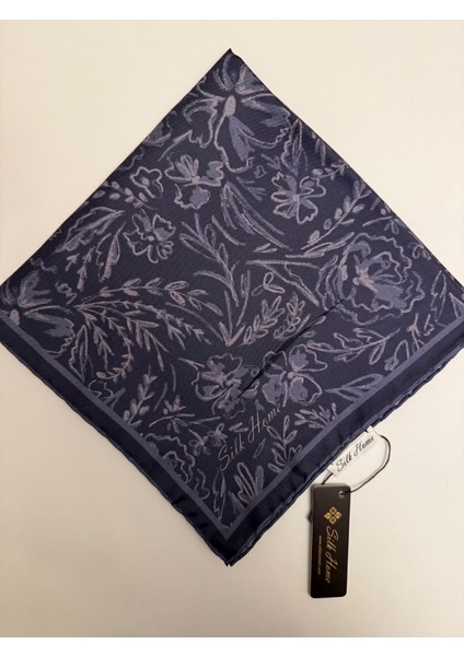 Firuze Desen Twill Ipek Eşarp