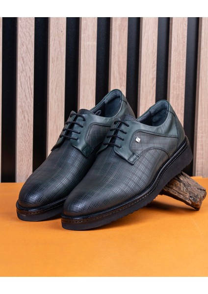Italyan Stil Iç Dış Deri Erkek Ayakkabı Yeşil T10457 modelleri