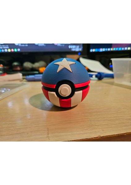 Pokemon Kaptan Amerika Pokeball Poke Topu modelleri