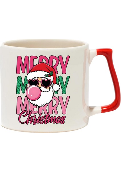 Yeni Yıl Merry Christmas Hediyelik Lüks Kupa - Hediye Seramik Kupa
