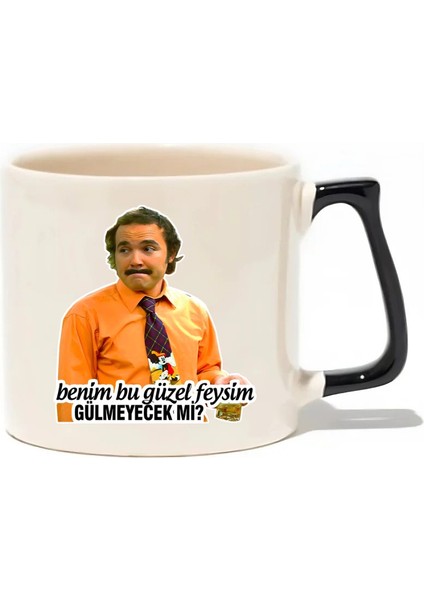 Benim Bu Güzel Feysim Gülmeyecek Mi? Lüks Kupa - Hediye Seramik Kupa