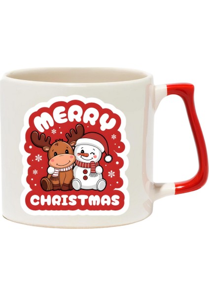 Yeni Yıl Merry Christmas Hediyelik Lüks Kupa - Hediye Seramik Kupa