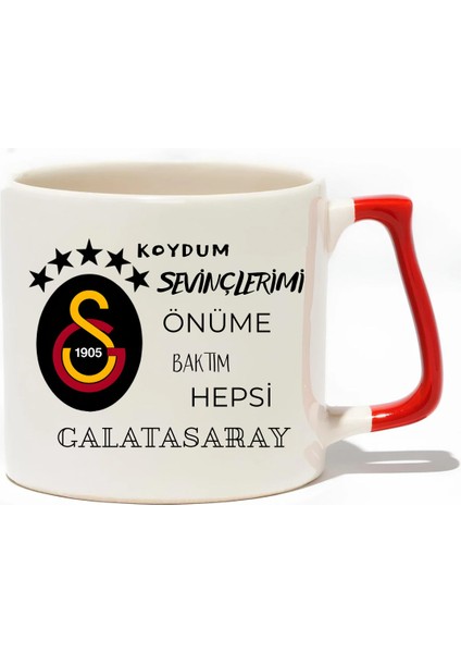 Koydum Sevinçlerimi Önüme Baktım Hepsi Galatasaray Lüks Kupa- Hediye Seramik Kupa