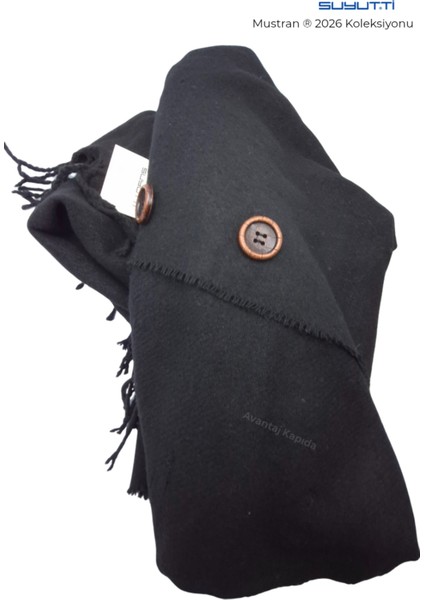 Suyutti Kadın Düğmeli Panço Şal – Sıcak Tutan Yumuşak Dokuma Etol Kışlık Kadın Şal | 2026 fırsatları