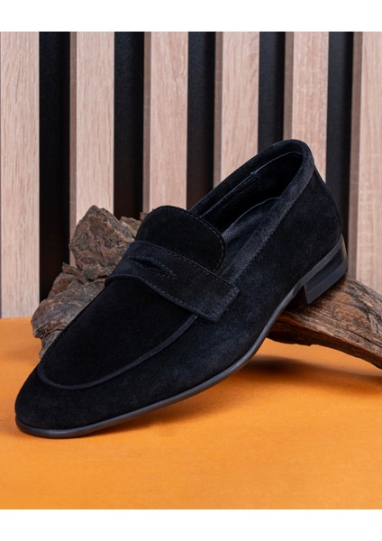 Italyan Stil Iç Dış Naturel Deri Süet Erkek Ayakkabı Siyah T13884 fiyatları