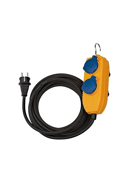 Brennenstuhl 1151740010 Baustellenkabel IP54 Powerblock 10 M H07RN-F3G1,5, Siyah