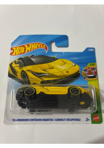 16 Lamborghini Centenary Roadster/cabriolet Decapotable Sarı