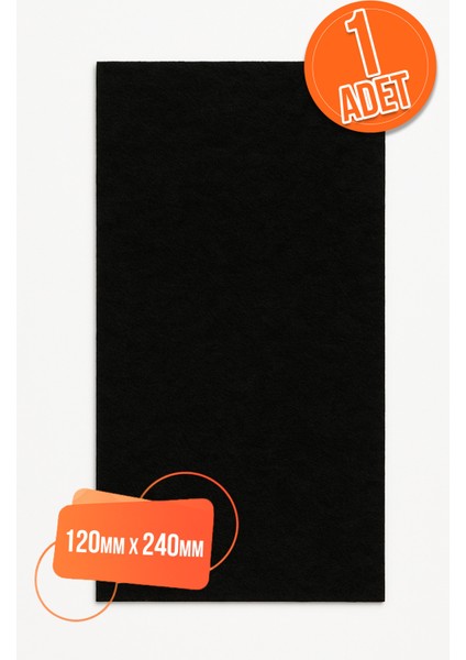 1 Ad Yapışkanlı Keçe Mobilya Masa Sandalye Parke Zemin Ayak Koruyucu Kaydırmaz Keçesi 120MM x 240MM