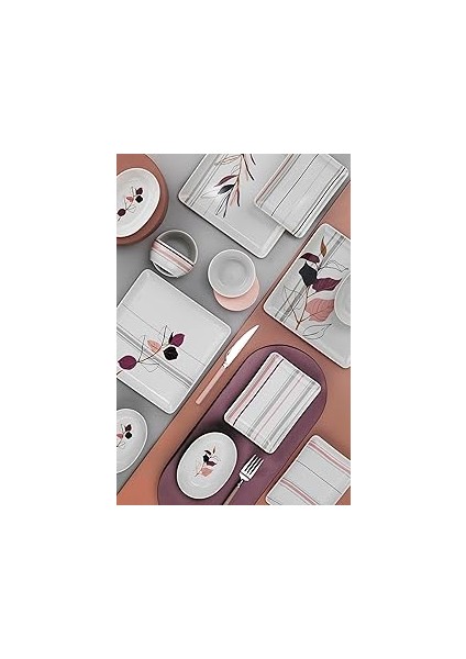 Kütahya Porselen 12342 16 Parça 6 Kişilik Kahvaltı Takımı