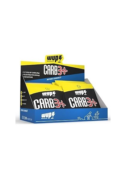 Wup Carb3+ Yüksek Karbonhidrat, Enerji ve Elektrolit, Limon, 24 Saşe