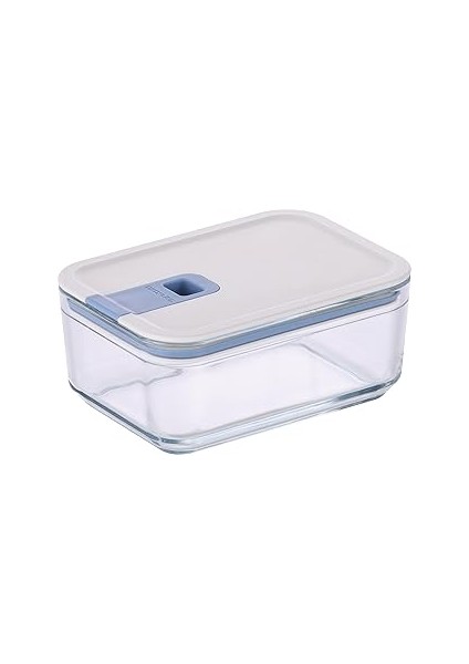 Orchid Neoflam, Mükemmel Mühür, Cam Gıda Konteyner, Dikdörtgen, 750ML, Kapaklı, Konik Şekil, Isıya