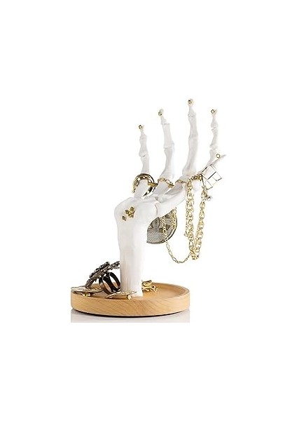 Suck Uk Sk Tidyhand1 Takı Standı, Plastik, Beyaz, 11,8 x 21,5 x 14 cm