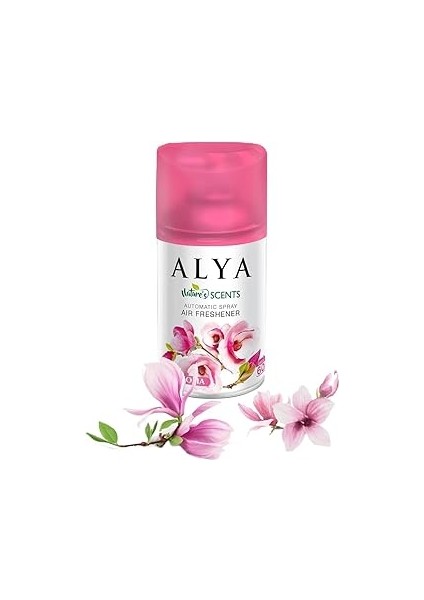 Alya Nature's Scents Magnolia - Manolya Oda Kokusu Yedek Makine Spreyi 250 ml
