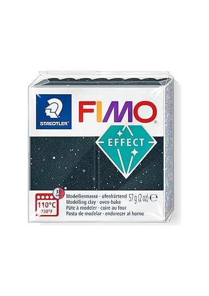 Staedtler Fimo 8010-903 Fimo Effect Modelleme Kili 57 gr Siyah Granit