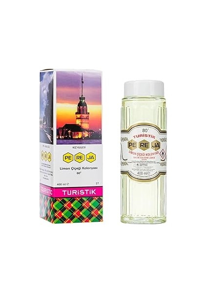 Pereja Limon Kolonyası 400 ml Cam Şişe