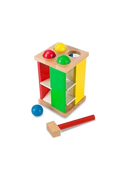 Melissa & Doug - Ahşap Kule Çak & Yuvarla (13559)