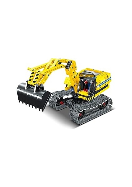 Im.master Stem 2'si 1 Arada Ekskavatör Robot Yapım Seti, 398 Parça Eğitici Bloklar