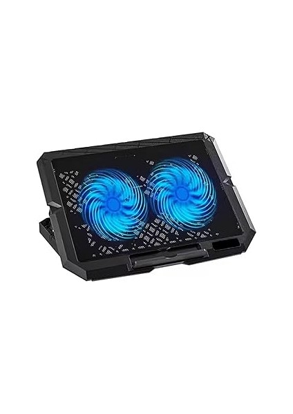 HDX4253 Notebook Soğutucu Ledli Çift Fanlı Telefon Standlı