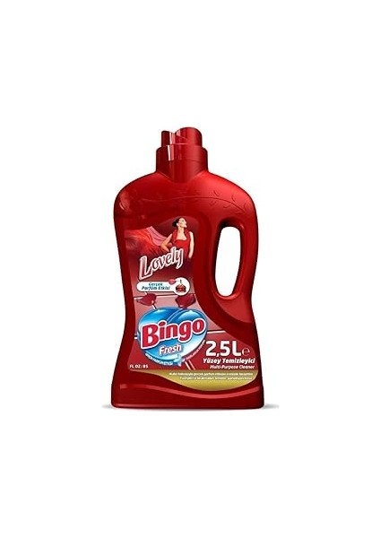 Bingo Fresh Yüzey Temizleyici, Lovely, 2,5 Lt