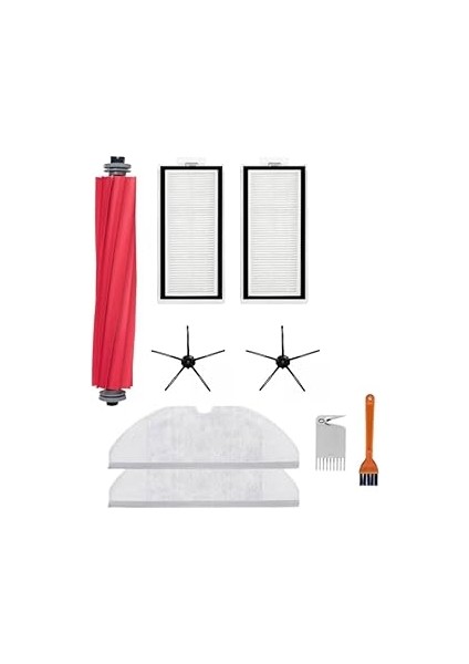 Profimar Q7/ Q7+/ Q7MAX/ Q7 Max+ Robot Süpürge Modelleri ile Uyumlu Aksesuar Seti