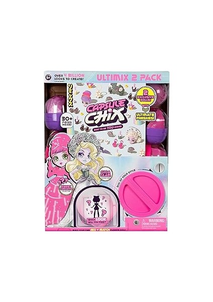 Capsule Chix 36450 Ultimix 2'li Paket 2 Ram Rock ve Ctrl+Alt+Magic, 2 Özel Bebeği Oluşturmak I