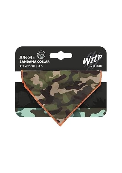 M-Pets Wild Jungle Bandana Collar (Xs)