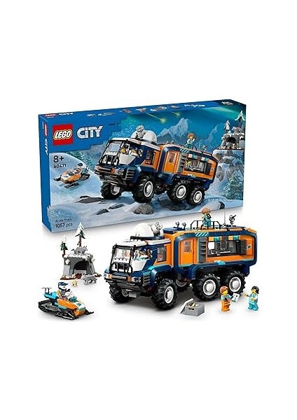 City Kutup Kaşifi Laboratuvar Kamyonu 60471-8 Yaş ve Üzeri Bilim Tutkunu Çocuklar Için Laborat