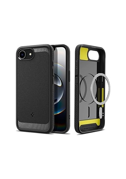 Spigen 16E ile Uyumlu Ekstra Dayanıklı Kılıf Rugged Armor Hava Kanalı Teknolojisi As