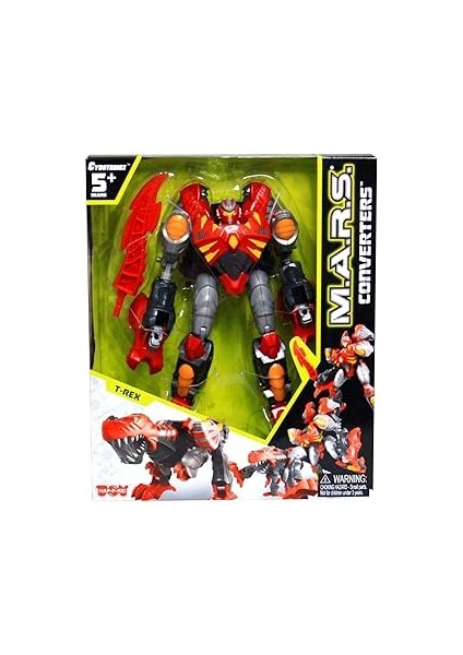 Sun-Hpk-Robot M.a.r.s.dinozora Dönüşen Robot,t-Rex/g.dragon/b.stegosaur