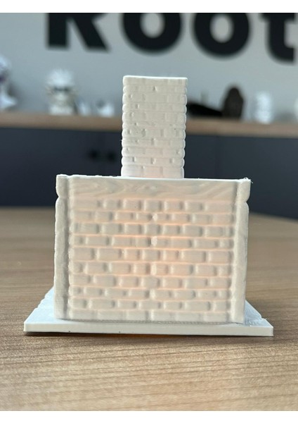 Mini Şömine Tealight Mumluk Dekoratif Obje Kış Dekoru Konsol Ünite Süsü Yeni Yıl Hediyesi -Mum Dahil modelleri