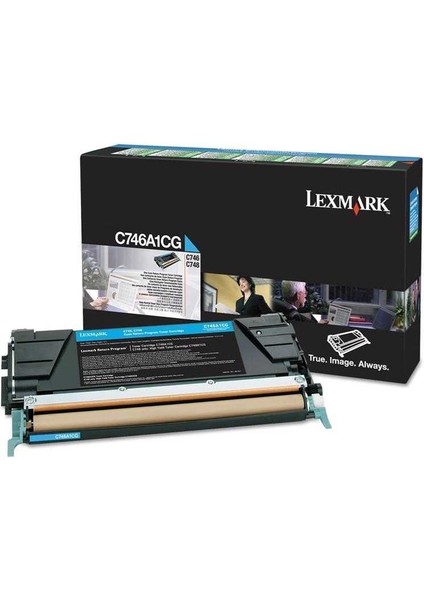 C746A1CG Mavi Orjinal Toner