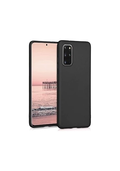 Microsonic Matte Silicone S20 Için Kılıf Siyah [galaxy S20 ile Uyumlu Kılı