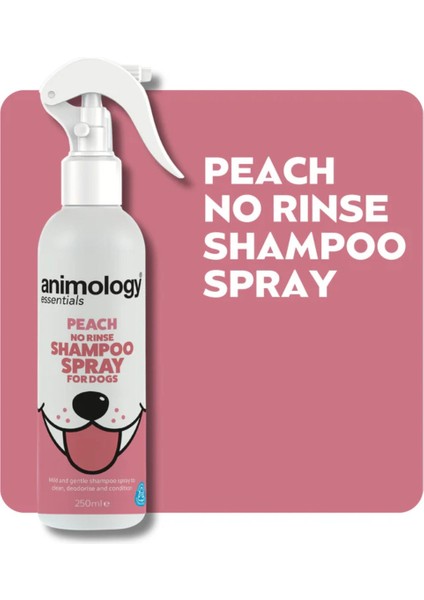 Şeftali Özlü Durulama Gerektirmeyen Köpek Sprey Şampuan 250ML fiyatları