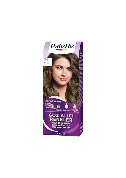Palette Göz Alıcı Renkler Küllü Kumral 7.1 Saç Boyası